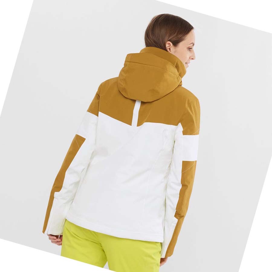 Chaquetas Salomon SPEED INSULATED Mujer Blancos | MX 2437KOR